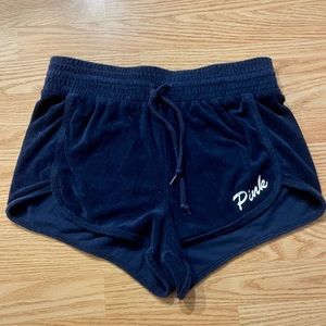 PINK terry shorts